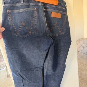 Wrangler Men's Blue Bootcut Jeans